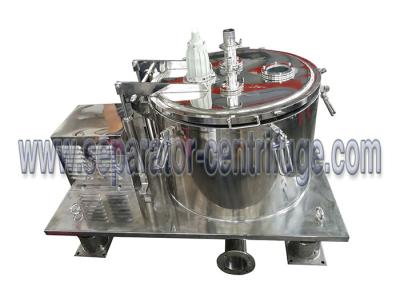 China Hermetic Closure Plate Manual Top Discharge PPTD Food Centrifuge With CIP System for sale