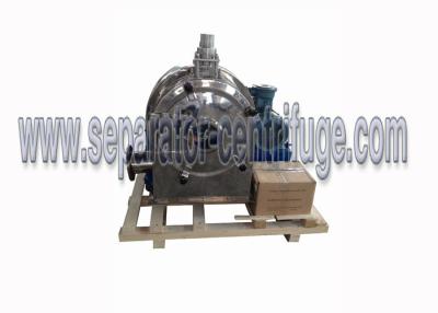 China Centrifugadora química del gusano de la centrifugadora de la descarga PWC del tornillo para el ácido fumárico en venta