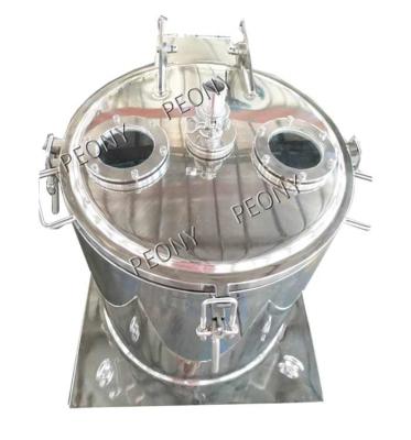 China High Speed Botanical Extraction Basket Centrifuge Machine With Cooling Jacket for sale