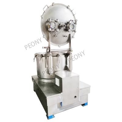 China Herb Dehydrator Spinning CBD Oil Ethanol Extraction Machine With Cooling Jacket for sale
