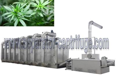 Chine Machine industrielle de dessiccateur de convoyeur à bande de l'acier 304 pour l'usine herbacée de chanvre de CBD à vendre