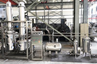 中国 ロータリー・エバポレータの落下フィルム蒸化器の蒸留システムが付いているステンレス鋼CBDの抽出システム ライン 販売のため