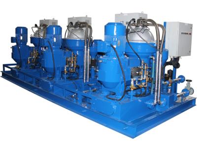 China 3 Phase Centrifugal Oil Water Separator Automatic Centrfiugal With Skid for sale