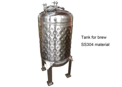 China 600L SS Pillow Plate Jacket Unitank Fermenter Without Deformation for sale