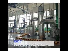 3TPH Capacity MVR Evaporator Crystallizer For Waste Lithium Ion Battery Recovery