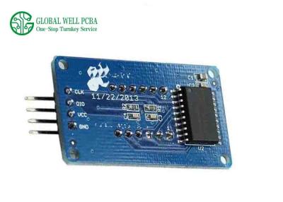 China componentes llevados azules de la placa de circuito de la asamblea de placa de circuito impresa Smt de 4m m en venta