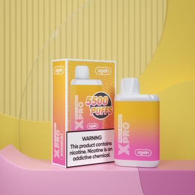 Chine Le multiple assaisonne la PRO Vape nicotine jetable rechargeable de la saveur 2% de mangue de pêche de X à vendre