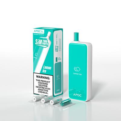 Chine Sel jetable rechargeable Nic Vape APOC SiM de Vapehome Vape 30mg à vendre