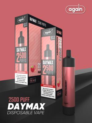 Chine Le kit jetable 52g de la cosse 50MG, 2500 souffles dessinent la cosse activée de Vape à vendre