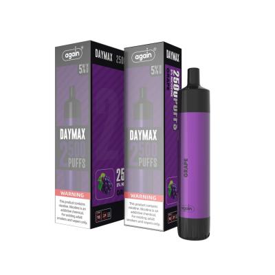 Chine 7.0ML le liquide 2500 soufflent cigarette jetable de la saveur E de raisin de Vape DAYMAX à vendre