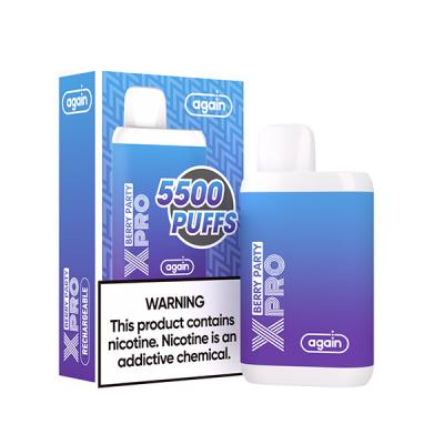 Chine 5000 SOUFFLES dirigent vers Lung Vape Rechargeable Disposable Vape Berry Party 650 heure-milliampère à vendre