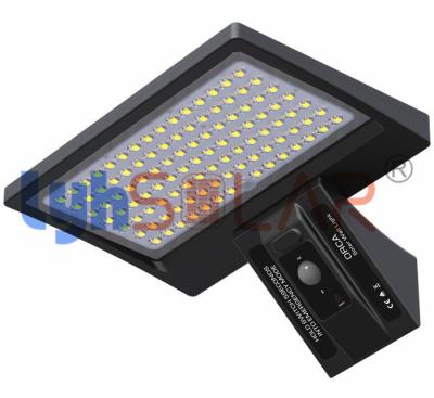 China IP65 Waterproof Bright Solar Sensor Lights Outdoor 8W Motion Activated With Wide Beam Angle Te koop