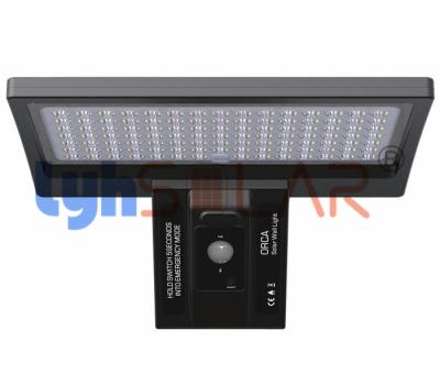 China Black 8W Solar Sensor Lights Outdoor With 1000Lm Output CE RoHS Approval for sale