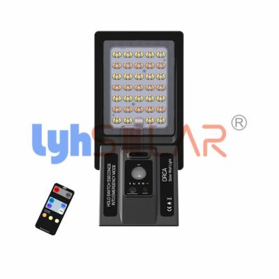 China Remote Control 3W Solar Deck Fence Lights Floor Lights 3000-6000k Outdoor With PIR Motion Sensor for sale