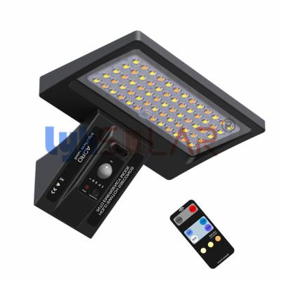 China High Bright 5W Outdoor Solar Powered Deck Lights With 64pcs Of SMD2835 Chips Te koop