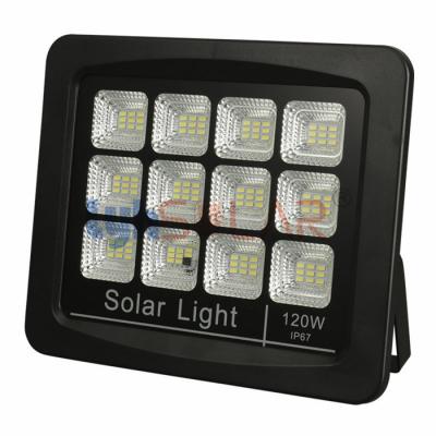 China 40W Black Led Solar Flood Lights Outdoor 4000lm With IP65 And CE RoHS Approval for sale