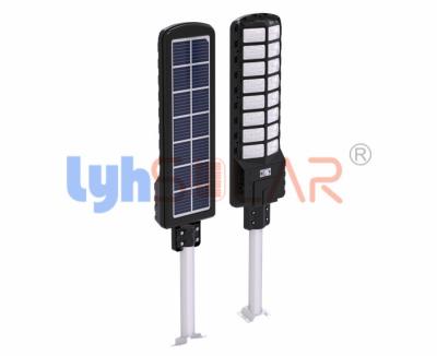China 2500Lm Black Solar Garden Street Lamp Smd5730 With IP65 Waterproof For Outdoor for sale