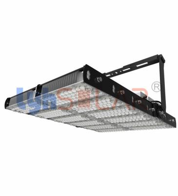 China 1500W LED Spot Light Outdoor Black With Powder Coating Anti UV For Stadium for sale