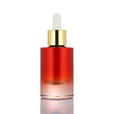 China High quaity factory price ombre red mini oil cosmetics perfume liquid dropper bottle for sale