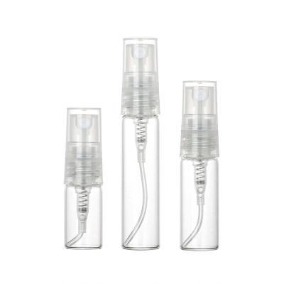 China Travel Cosmetic Spray Bottle 5ML Clear Plastic Spray Bottles Recyclable for sale