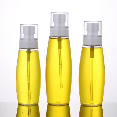 Chine Capacité cosmétique givrée de PlasticPlastic 100ml de bouteille de jet réutilisable à vendre