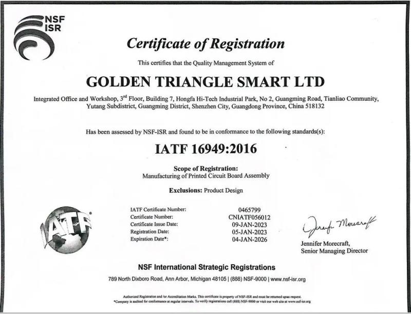 IATF 16949:2016 - Golden Triangle Group Ltd