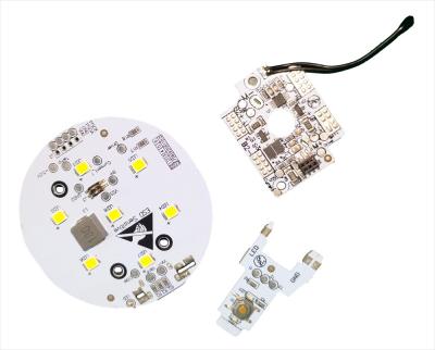 China Alum Base Custom Printed Circuit Board For Car Air Pump With FPC Cable And 7 LED Lights for sale