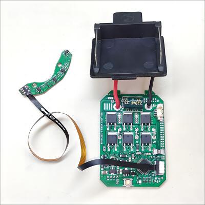 China PCBA rígido flexible para poda eléctrica con indicador de LED, interruptor de llave y función de disparador en venta