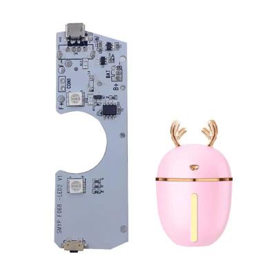 China Custom Portable Mini Small Aroma Diffuser PCBA USB Rechargeable Humidifiers PCB Printed Circuit Board for sale