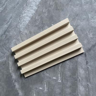 China Wood Plastic Composite WPC Vertical Cladding Panels Customization for sale