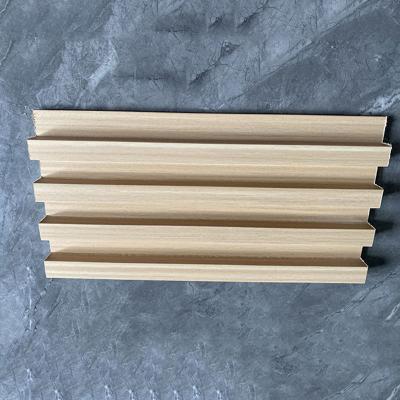 China Anti UV WPC Wall Cladding WPC Fluted Panel For Construction Building for sale