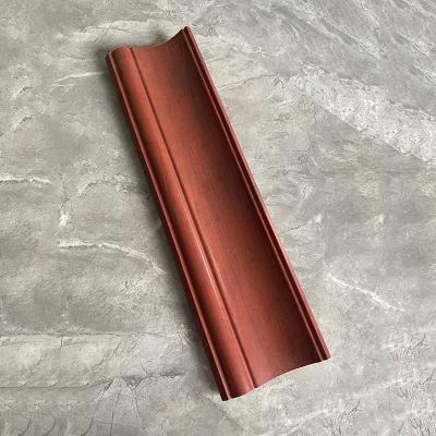 China Classical 4 Inch UVPC Plastic Skirting Board Moisture Resistant for sale