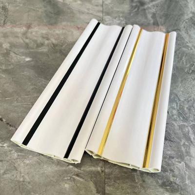 China Customizable Width Commercial PVC Skirting Board Covers Smooth for sale