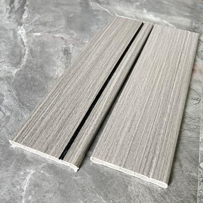 China Solid 150mm White Pvc Skirting Board Waterproof for sale