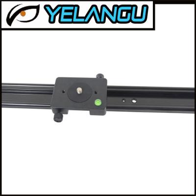 China Aluminum Glide Gear DSLR Camera Slider Tripod Photography Slider 0.6M Black for sale
