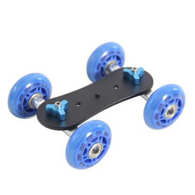 China 4 Wheels Track Skater Table Dslr Camera Slider Camera Dolly Track for sale