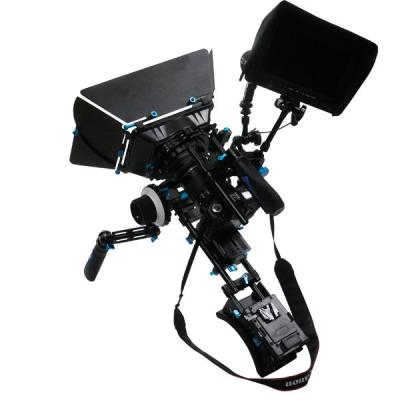 China DSLR Accessories Video DSLR Shoulder Rig 15mm Rods With Better Scalability for sale