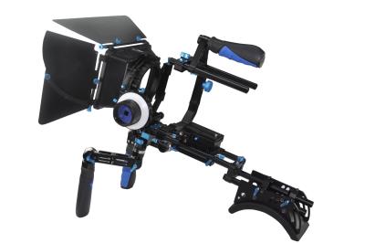 China Professional Video Shoulder Rig With Matte Box Follow Focus C Arm / BMCC Rigs for sale