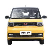 Quality China Mini Car 4 Seater Hatchback 3 Door Electric Car Pure Yellow for sale