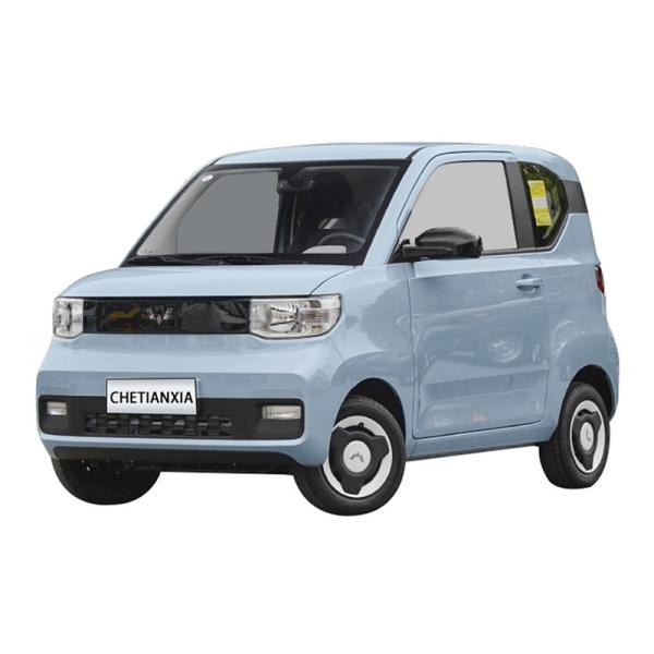 Quality Stylish pure Mini EV Cars Wuling Hongguang safety 4 seater small car for sale