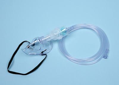 中国 旋回装置のコネクター7ftの管が付いているポリ塩化ビニールの噴霧器のエーロゾルのマスクの麻酔の使い捨て用品 販売のため