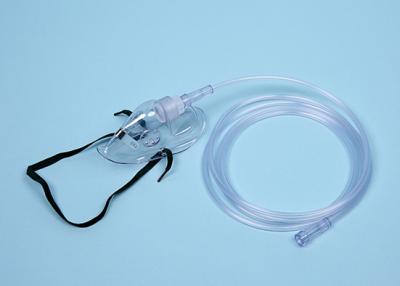 Chine Matériauxx jetables d'anesthésie de masque protecteur de l'oxygène de PVC Respiratary pour l'adulte/enfants à vendre