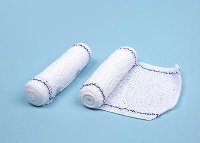 Chine Bandage élastique de crêpe de Spandex d'utilisation d'hôpital pour la couleur blanchie par cheville à vendre