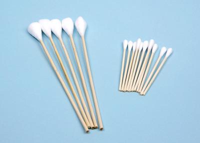 China Disposable Cotton Tipped Swabs Medical Cotton Swabs Wooden Stick for sale