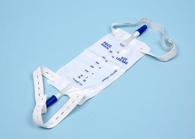 China Disposable Sterile Urine Leg Bag Adult Urine Collection Bag 500ml / 750ml / 1000ml for sale