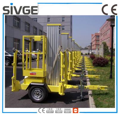 China 630 * 650mm Platform Mobile Elevating Work Platform 8 Meter For Auto Stations for sale