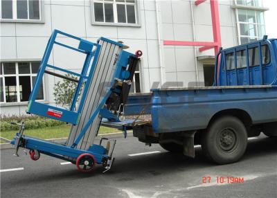 Chine Plates-formes aériennes montées par camion de taille de plate-forme de 7,6 mètres verticales pour des usines à vendre