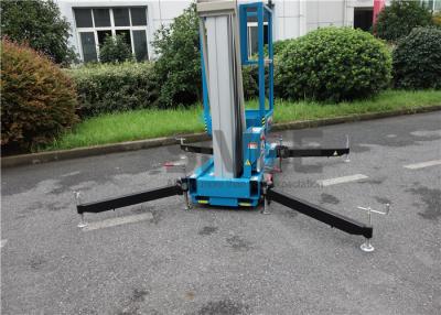 China Mobile Lift Platform With 10 Meter Platform , Aluminum Alloy Hydraulic Aerial Lift for sale