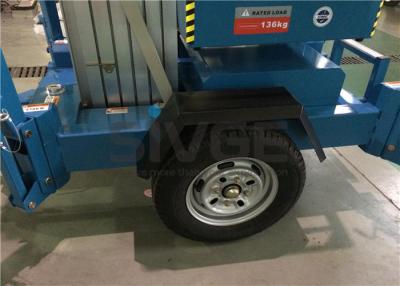 China 10m Hydraulic Truck Mounted Aerial Lift Dual Mast For Outdoor Maintenance Work for sale