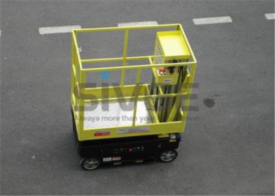 China Motor Driven / Self Driven Aluminum Work Platform 5m Working Height Dual Mast for sale